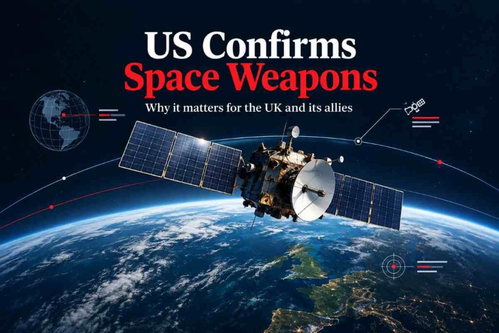 US Admits Space Weapons